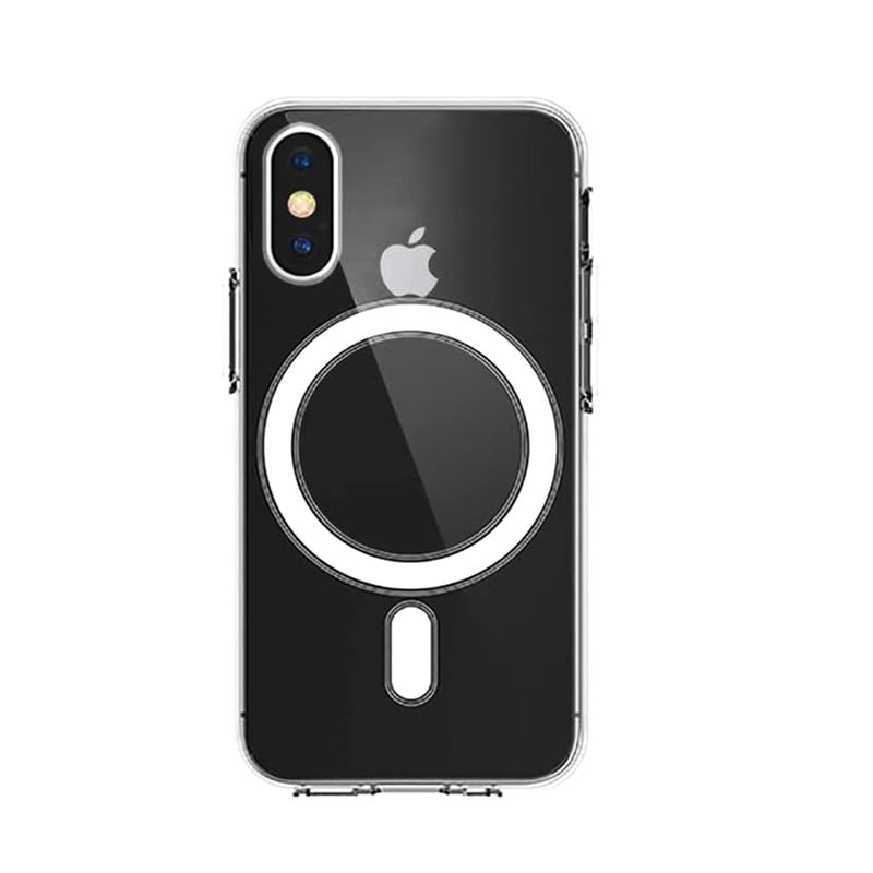 COVERLY Magnetic Compatible with iPhone X Case Back Cover Magnetic