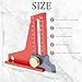 Woodworking Height Gauge - Precision CNC-Machined Depth Measuring Tool, Double Scales Aluminum Alloy Height Gauge for Table Saw/Router/Drill Press (0-2inch), Woodworking Depth Measurement Tools
