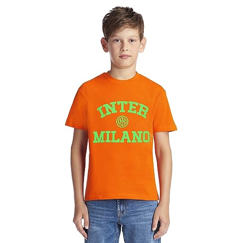 T-shirt enfants Inter orange idéal pour le sport et l'école