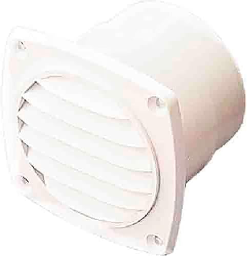 Sea-dog Line Vent 4 Cuadrado W/brida Blanco 337415