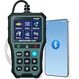 AMTIFO OBD2 Scanner Bluetooth Diagnostic Tool - iOS/Android Compatible, Real-Time Data, Battery Tester, Plug and Play, Emissions Readiness for Car Owners & Mechanics(Army Green)