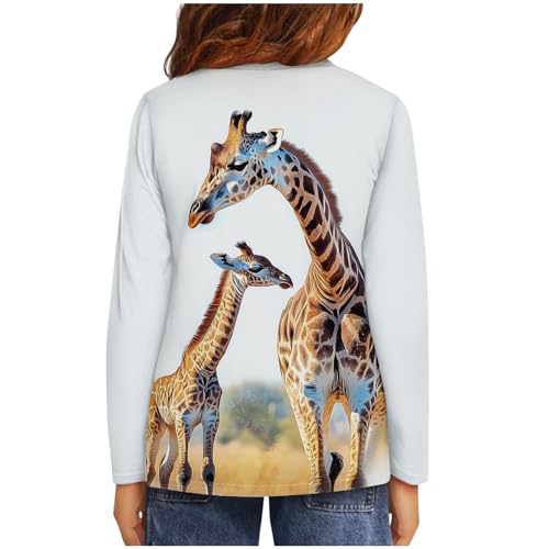 Boys Cute Printed Shirts 2025 Fashion Graphic Long Sleeve Tops Preppy Clothes Kids Lightweight Crewneck Casual Blouse3