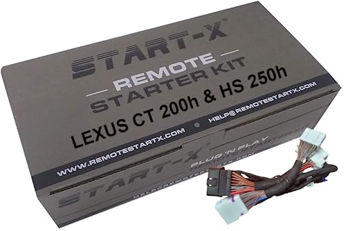 Start-X Plug N Play Remote Starter for Lexus CT 200h 2011-2017 & HS 250h 2010-2012 || Lock 3X to Remote Start