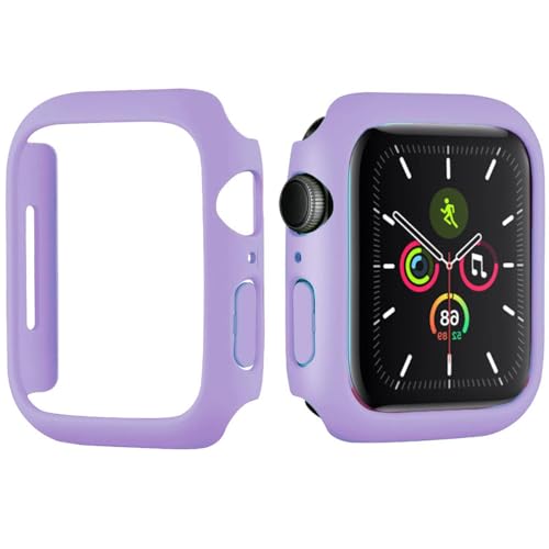 Coque Apple Watch 41mm Series 8 9 SE 2 violet clair ultra fine en polycarbonate rigide