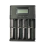 SUPEREX® Smart Universal Battery Charger with Car Charger For AA AAA 18650 26650 C CR123a， lithium ion / Ni-MH 3.7V, 3.2V, 1.2V rechargeable batteries