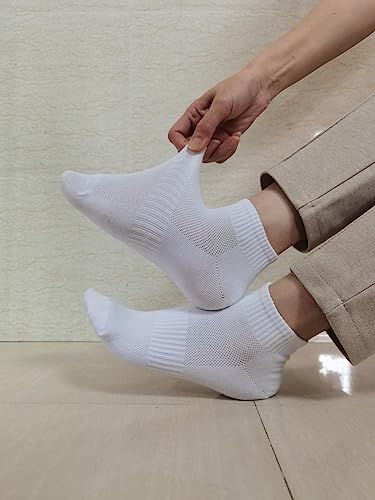 FORMEU Women's Moisture Wicking Athletic Low Cut Ankle Cotton Socks Cushion or Non Cushion Comfortable 4/6/10 Pairs3