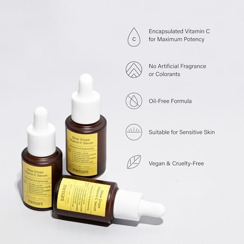 Sérum Vitamine C Nova Engel Glow Drops pour illuminer le visage fatigué le matin