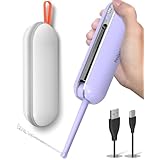 Redsack 充電式携帯用ウォシュレット旅行 電動携帯おしり洗浄器 強力 簡易 ハンディ 折りたたみ式 ポータブルビデ USB-Cケーブル 200ml水貯蔵 ケイタイウォシュレット (紫)