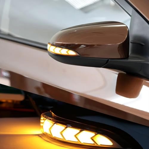 Espejo retrovisor con flujo luces intermitentes intermitente Corolla E170 14-17 5