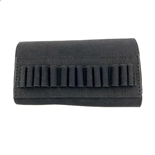 Portamunición de 50/14 Cartuchos Cargador de Cartuchos de Escopeta para Portacartuchos de 5.56 mm .22/.223.204 Culata de Caza(14 Round Black)
