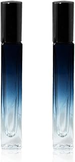 Perfume Atomiser Refillable, Travel Perfume Bottle, Portable Mini Refillable Perfume Atomizer Bottle, Travel Perfume Atomiser Bottle Mini Small Empty Spray Glass Bottles-10 ML/2 Packs (Gradient Blue)