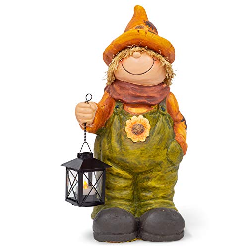 Mark Feldstein & Associates - Farol con forma de espantapájaros (17 pulgadas), color marrón Cover