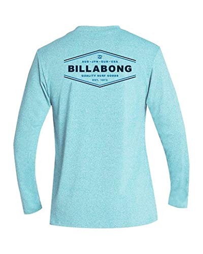 Billabong Men's Vista Loose Fit Long Sleeve Rashguard Blue Small