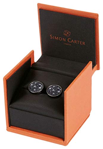 Simon Carter Mancuernillas Galaxy Goldstone Azul miniatura 2
