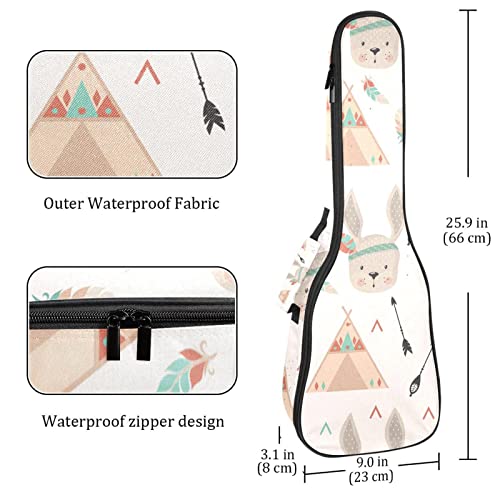 Sac de transport ukulélé ténor imperméable housse lapin