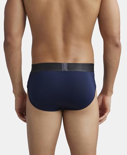 Image of Jockey IC27 Men's Tactel Microfiber Elastane Stretch Solid Brief with Moisture Move Treatment