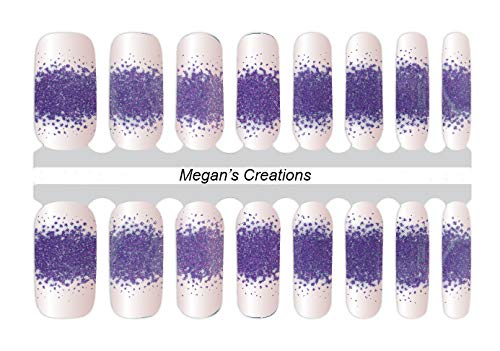 Purple Ombre Nail Polish Wraps - Nail Polish Strips