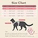 VavoPaw Cat Harness and Leash Set for Walking, Adjustable Kitten Vest Harness with Reflective Strip Breathable Mesh, Escape Proof Soft Pet Safety Vest for Cats, Kittens, Puppies, S, Pink