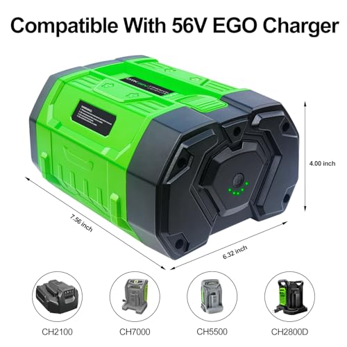 Image of DTK 2 Packs Updated Replacement for EGO 56V Battery 10000mAh Cordless Tool 560Wh BA4200 BA4200T 10AH