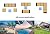 Halmuz 6 Piece Patio Furniture Sets Outdoor Conversation Sofa Set, All-Weather High Back PE Rattan Wicker Sectional Furniture Patio Sofa w/Tempered Glass Top Table&Thickened Cushions(Navy)