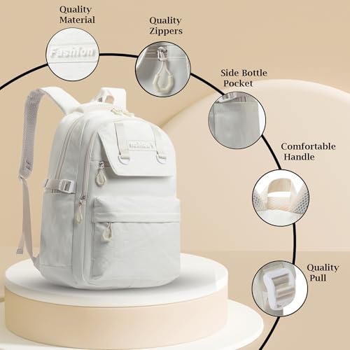 Image of Tinytot 30 Litre, Stylish & Trendy Water Resistant Hi Storage School Collage Travel Laptop Backpack Bag for Boys, Girls, Mens & Womens, 20 Inches (Black)