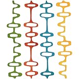 Wenqik 8 Pack Mid Century Modern Wall Art Decor Large Wood Abstract Geometric Wall Panels Decorative for Interior Living Room Home Bedroom(Medieval Colors)