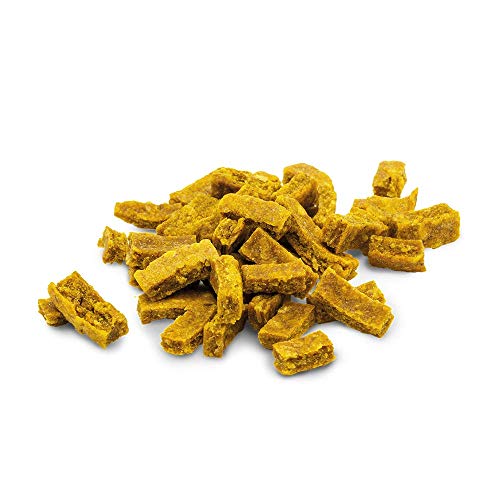 naftie Bio Leckerlis Möhren Knusper Hundekekse - nur für artige Hunde - Hundeleckerli vegan mit Buchweizenmehl - glutenfrei, handgebacken 150g
