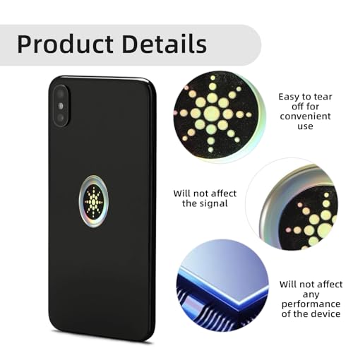6 Stück Strahlenschutz Handy Aufkleber,Handystrahlung Blockieren Sticker,Selbstklebende EMF Blocker...