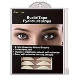 Self-Adhesive Eyelid Stickers,240Pcs 7MM Invisible Eyelid Strips, Eye Lift without Surgery for Droopy Hooded Mono-eyelids, Eyelid Correcting Strips,Long-Lasting