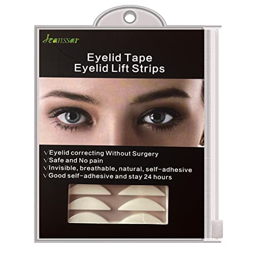 Self-Adhesive Eyelid Stickers 240Pcs 7MM Invisible Eyelid Strips Eye Lift without Surgery for Droopy Hooded Mono-eyelids Eyelid Correcting Strips Long-Lasting