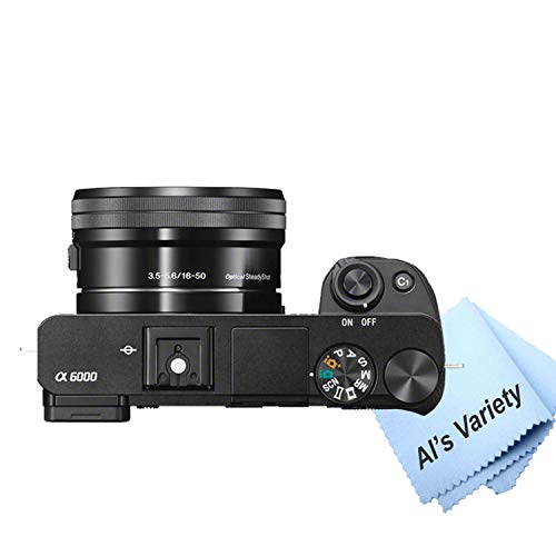 Sony Alpha a6000 Mirrorless Digital Camera with 16-50mm Lens + 32GB Card, Tripod, Case, and More (18pc Bundle) - Thumbnail 7