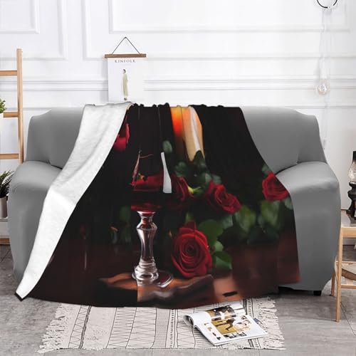 Couverture de lit de luxe en microfibre épaisse teinte bougie raffinée