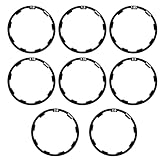SeonFook 8PCS Bicycle Flywheel Washer Spacer Cassette Headset Gasket Hub Bottom Bracket Axle Aluminium Alloy Flywheel Hub Washer for MTB Road Bike 1mm 1.5mm 1.85mm 2.18mm 2.35mm 2.5mm and 2mm x 2