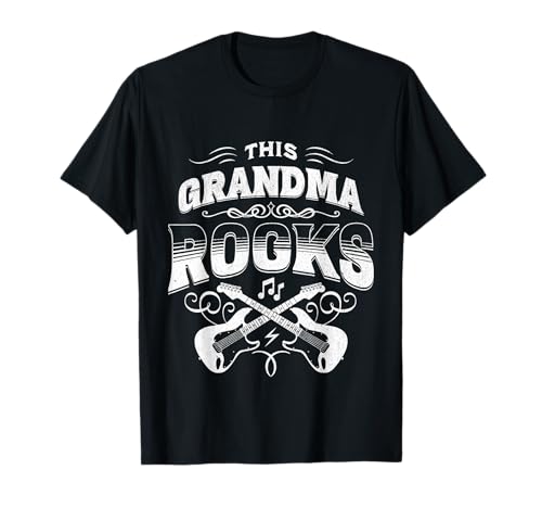 Esta abuela mece a los divertidos amantes del rock and roll vintage Camiseta