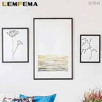 MoMA 木製額縁 壁掛け用 木製額縁 FW-04 ブラック A4サイズ - ハクバ写真産業