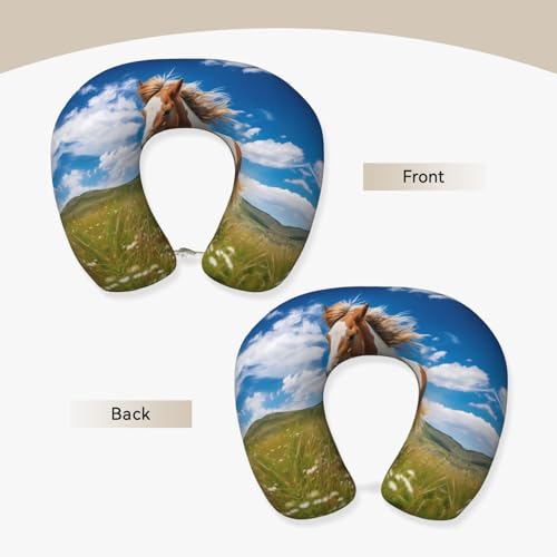 Almohada cuello espuma viscoelástica tamaño viajero miniatura 2