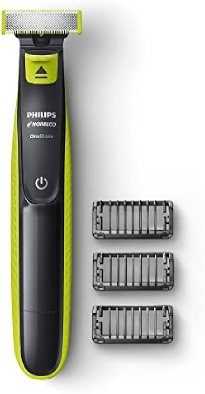 Philips Norelco OneBlade Hybrid Electric Trimmer and Shaver, Frustration Free Packaging, QP2520/90