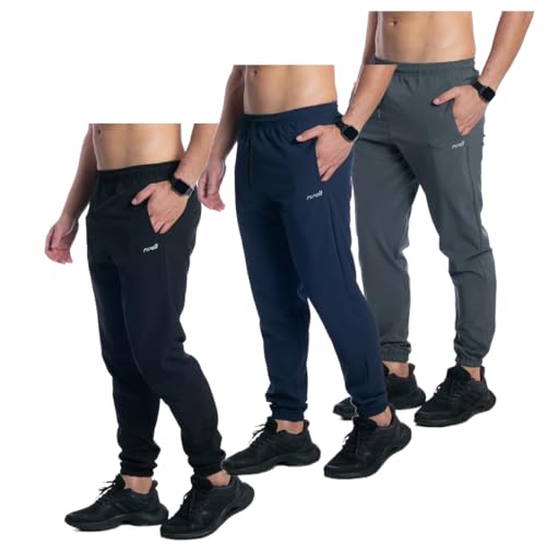 Calça Tactel Elastano Jogger Masculina Corta Vento Treino Academia Esportiva (BR, Alfa, M, Regular, Regular, Preto)