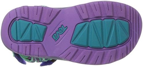 Teva Kid's T Hurricane XLT 2 Sport Sandal, Delmar Sea Glass/Purple, 6 | Image 3