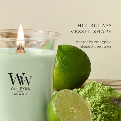 Image of Woodwick Matcha Zest Medium Hourglass Candle
