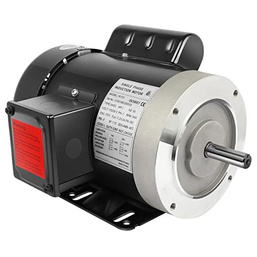 1 HP Electric Motor General Purpose Single Phase Motor 3450 RPM 115/230V 11.2/5.6A 56C Frame TEFC CW/CCW