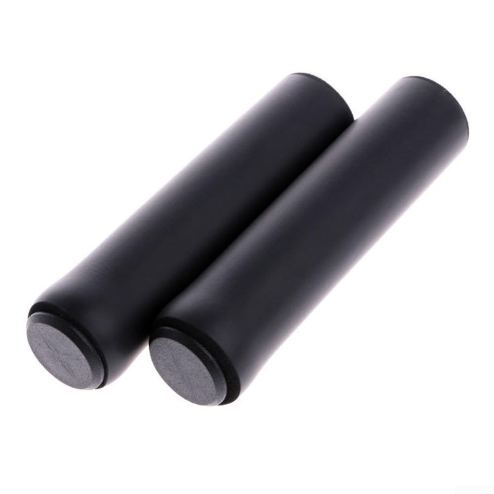 Soft Foam Silicone Handlebar Grips for 22.2mm Bicycles, Non-Slip Shock Absorbing Bar Covers, Comfortable Cycling Accessories, 130mm Length(Black) — image 1