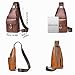 Imagen de Hjkiopc Bolsos de hombre,bolsos de cuero