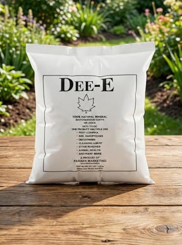 Image of DEE-E Diatomaceous Earth Powder | Natural Pest Control Soil Amendment Deodorizer Cleaning Agent | Silica Rich Fine Powder | 1 kg | Pack of 1