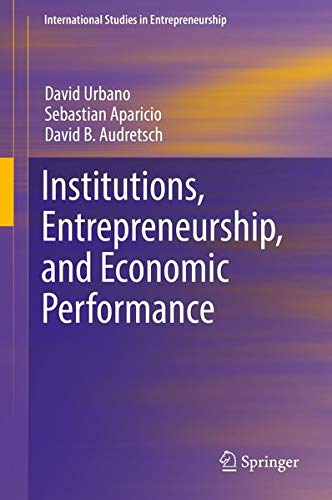 Buy Institutions, Entrepreneurship, and Economic Performance — BookShops.in