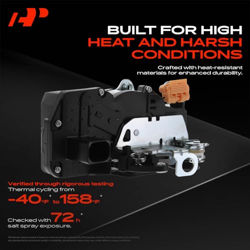 Image of A-Premium Rear Left and Right Door Lock Actuator Motor Compatible with 2007 2008 2009 Cadillac Escalade Chevrolet Tahoe GMC Yukon, Door Latch and Actuator Assembly, 2-PC Set