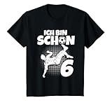 Ich bin schon 6 Geburtstag Fussball