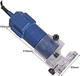 Inditrust 350 W 30000 RPM 6.35 mm Trimmer Router Machine Tool with 12 Bits for Wood Working