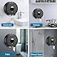 Toilettenpapierhalter, Wandmontage, Gesichtstücherspender, Wandmontage Toilettenrollen Spender, Runde Wandmontage Toilettenpapierrollen Halter Badezimmer wasserdichte Toilettenplastik Papierspender