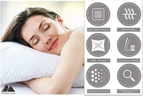 Image of YRM Bedding's Peach 600-TC Oraganic Cotton Flat Bedsheet King Size (102 inchx108 inch) with Pillow Covers (18 inchx28 inch)